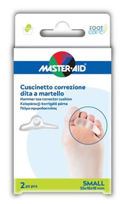 Master-Aid Cuscinetto Dita a Martello | Protezione in Gel | Small 1 Paio
