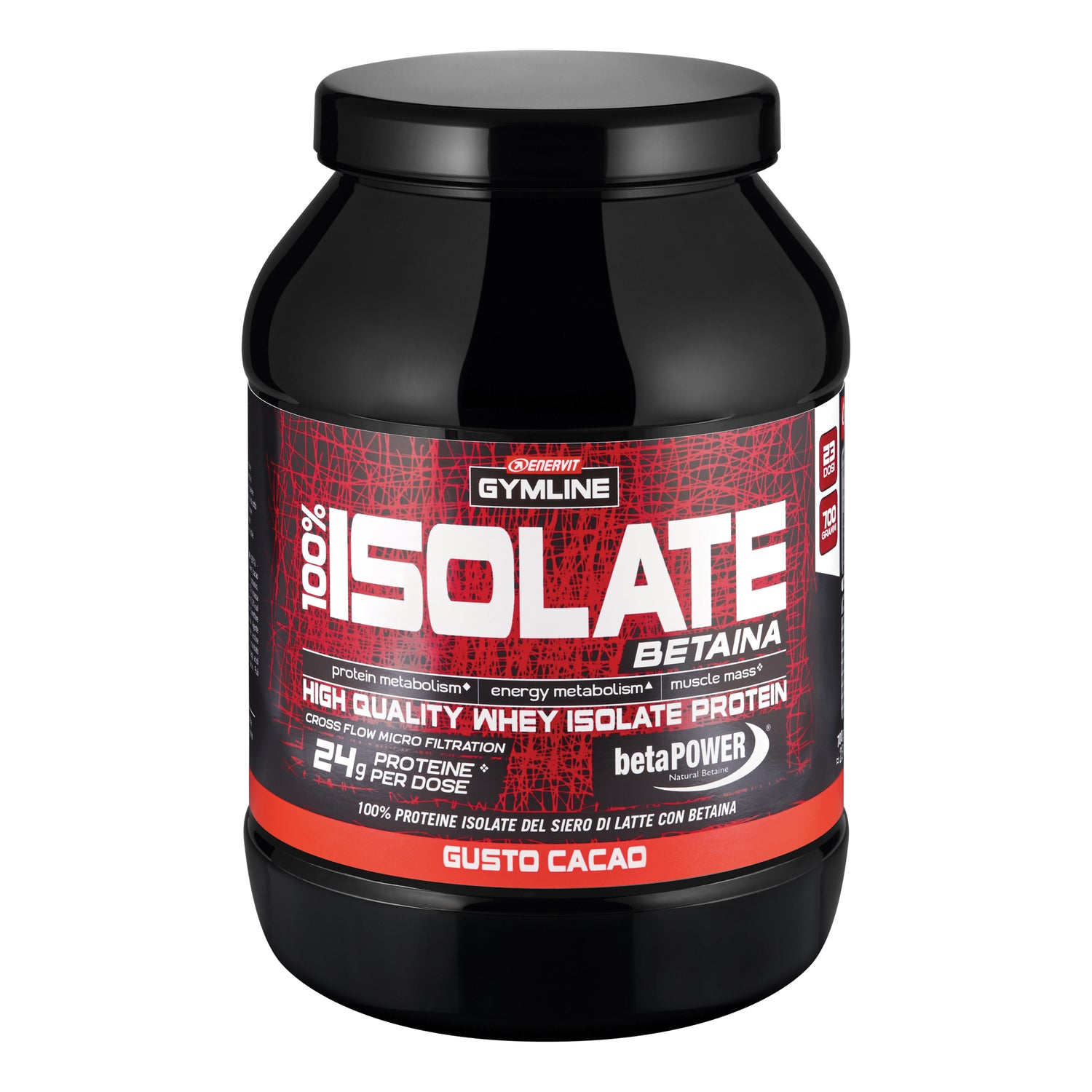 Enervit Gymline 100% Whey Proteine Isolate Cacao 900g