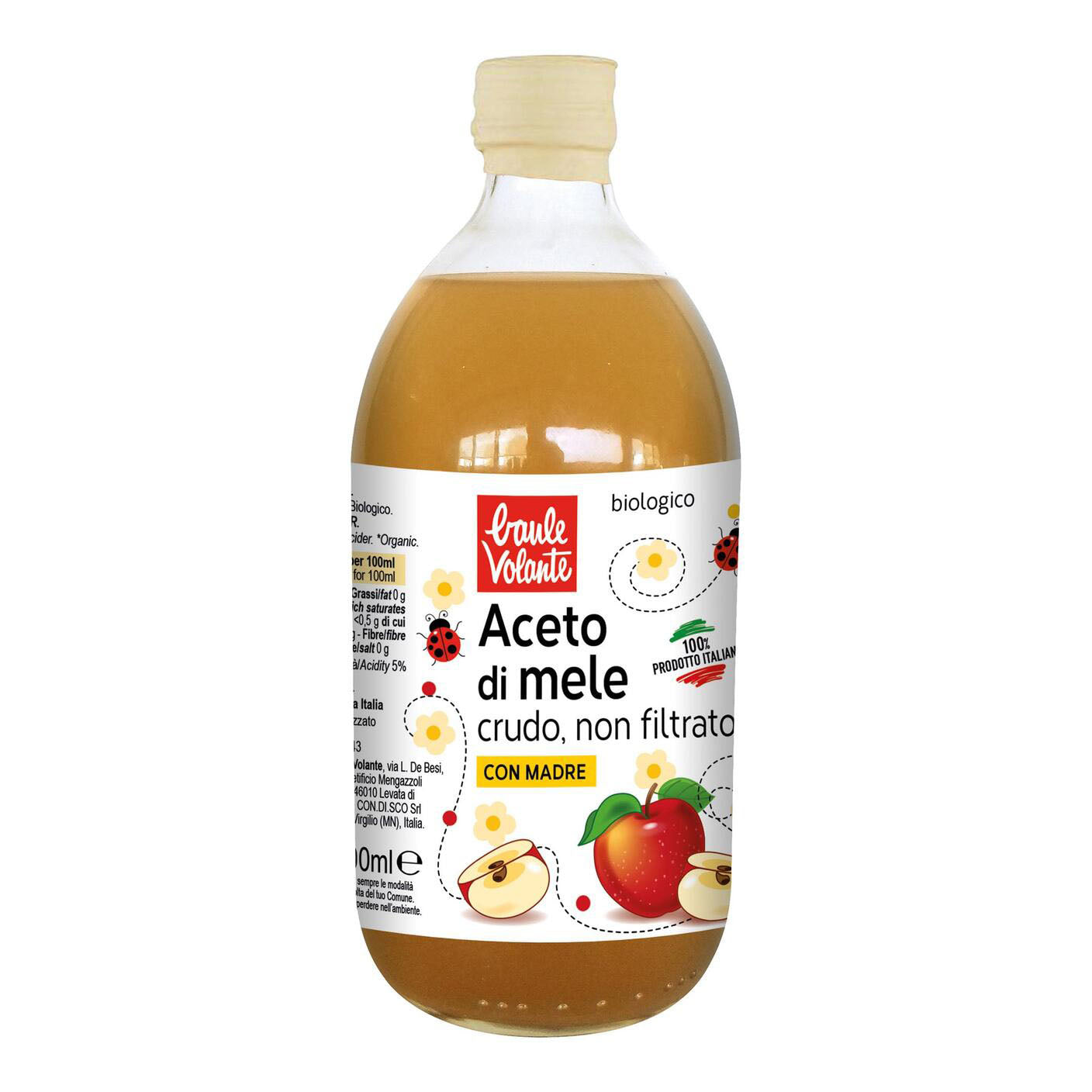 ACETO MELE NON FILTRATO 500ML