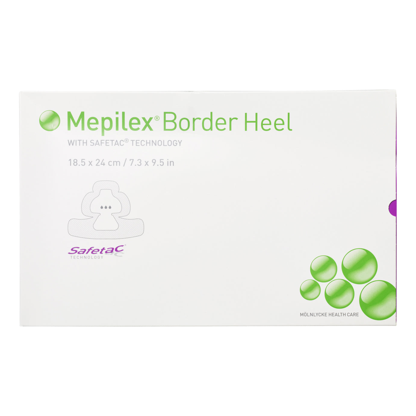 MEPILEX BORDER HEEL 22X23 6PZ