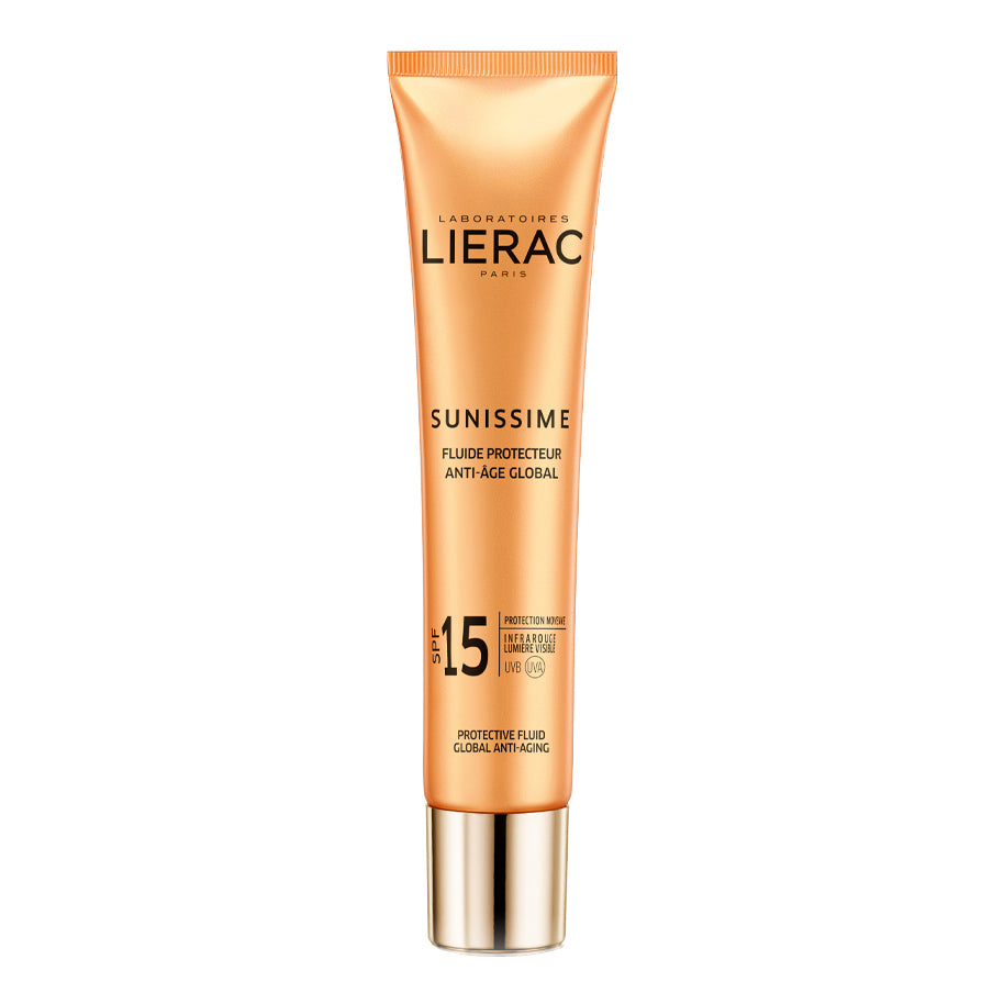LIERAC SUNISSIME  FLUIDO PROTETTIVO ENERGIZZANTE ANTI-ETÀ GLOBALE SPF15 40 ML