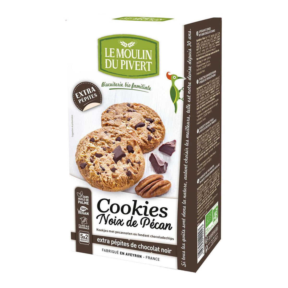 COOKIES NOCI PECAN/PEPITE CIOC  
