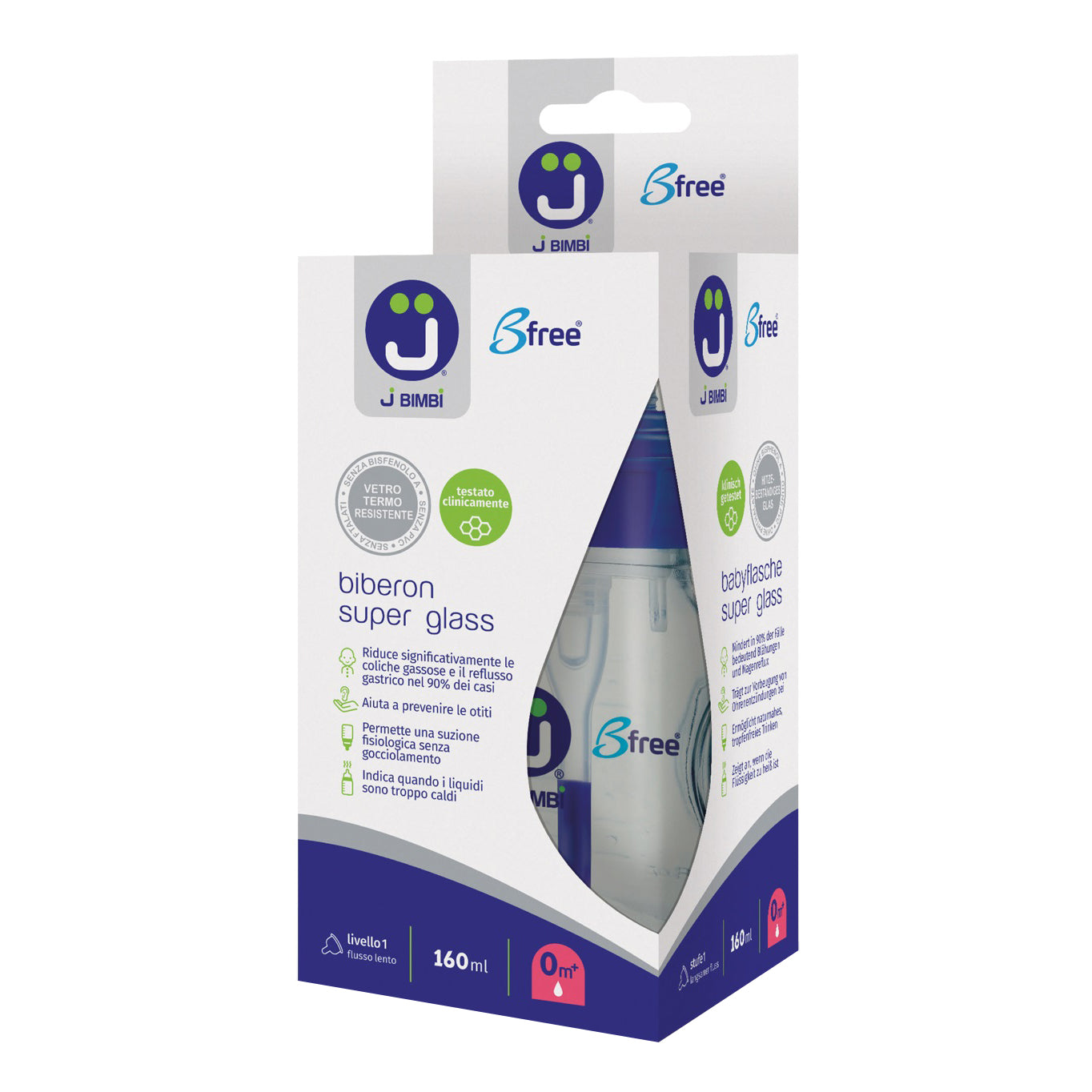 J BIMBI BFREE SG BIB ANT 160ML
