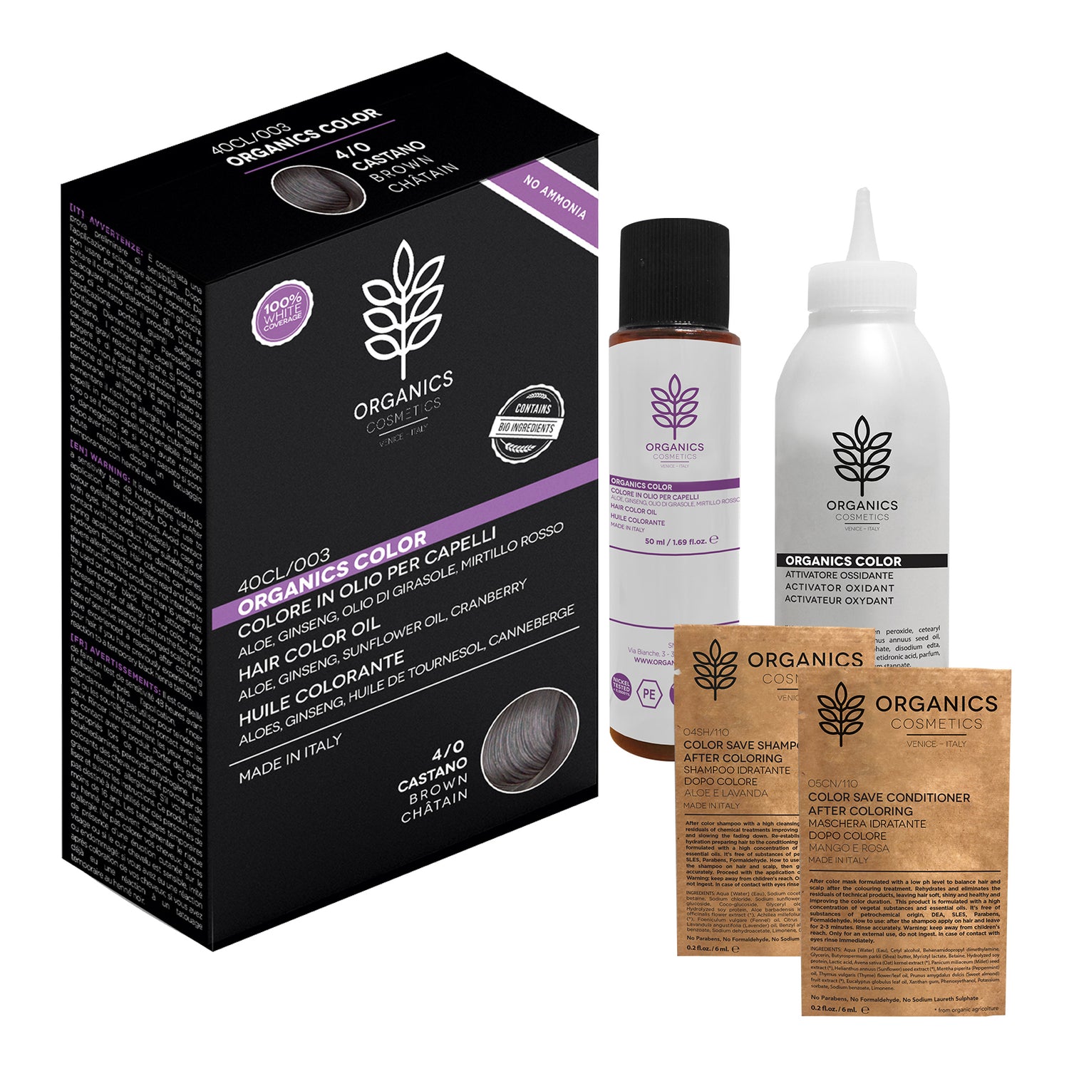 ORG PH ORGANICS COLOR 4/0 CAST