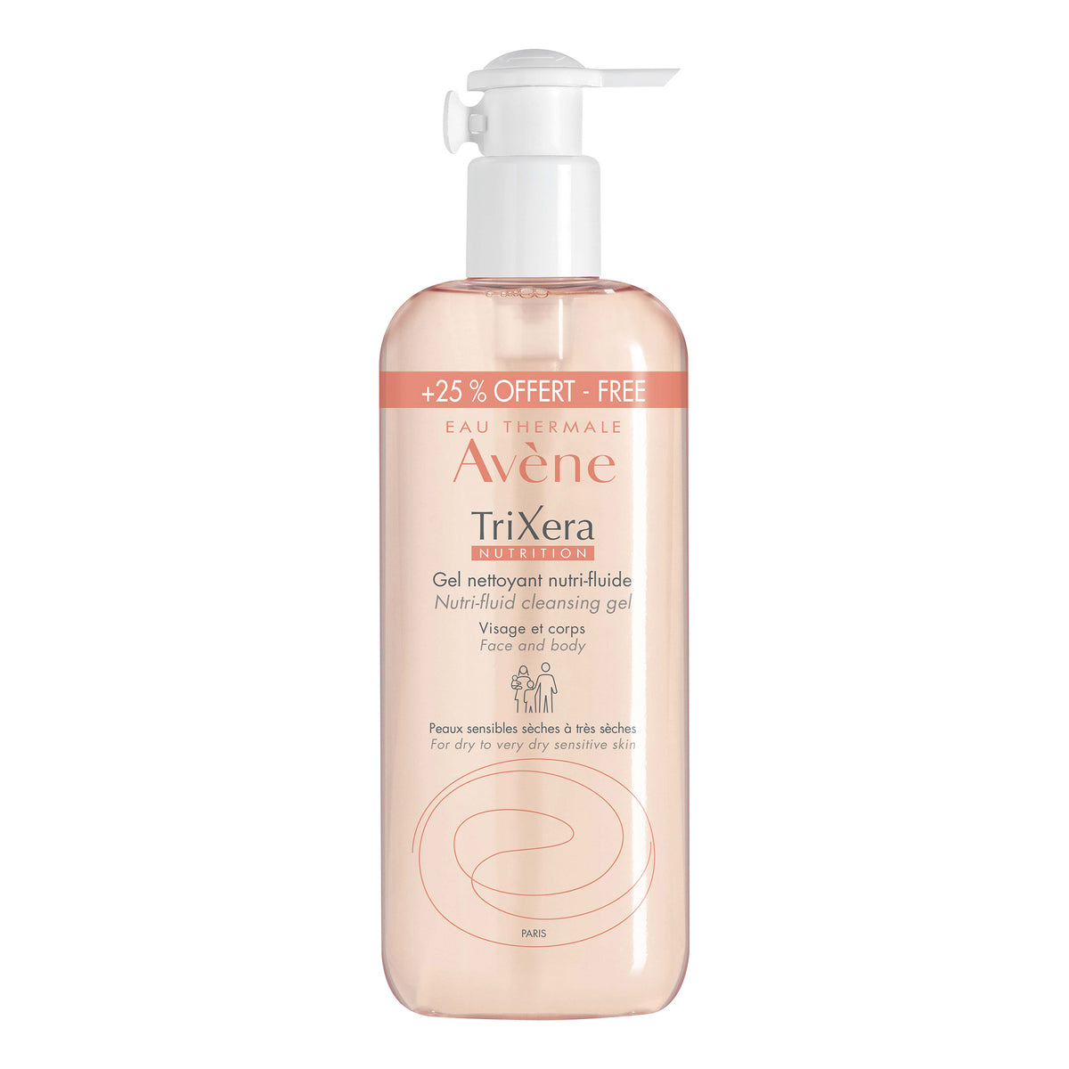 Avene Trixera Nutrition Gel Detergente Nutri-Fluido  (ora Xeracalm)  500ml  