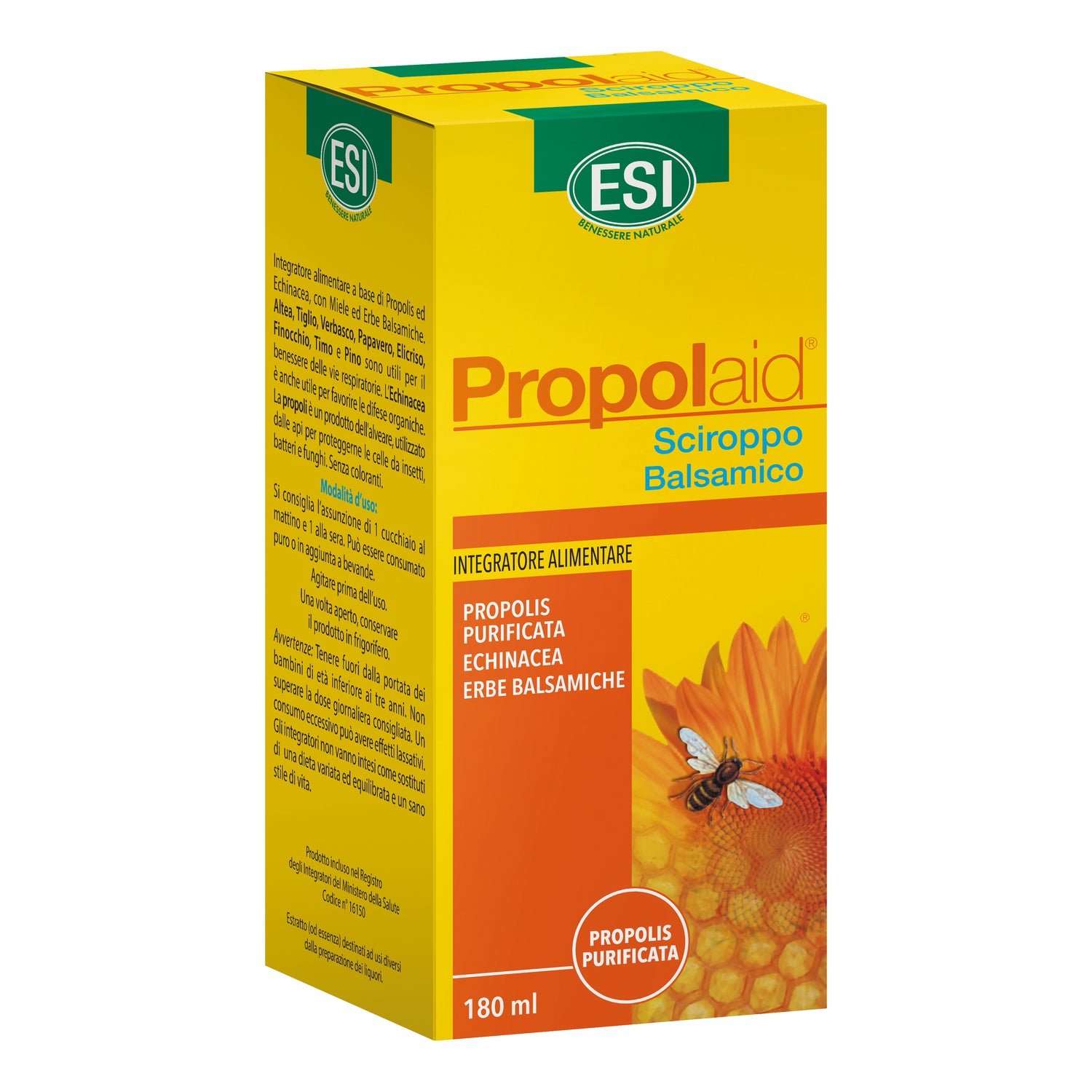 Esi Propolaid Sciroppo Balsamico Propoli Echinacea 180 ml