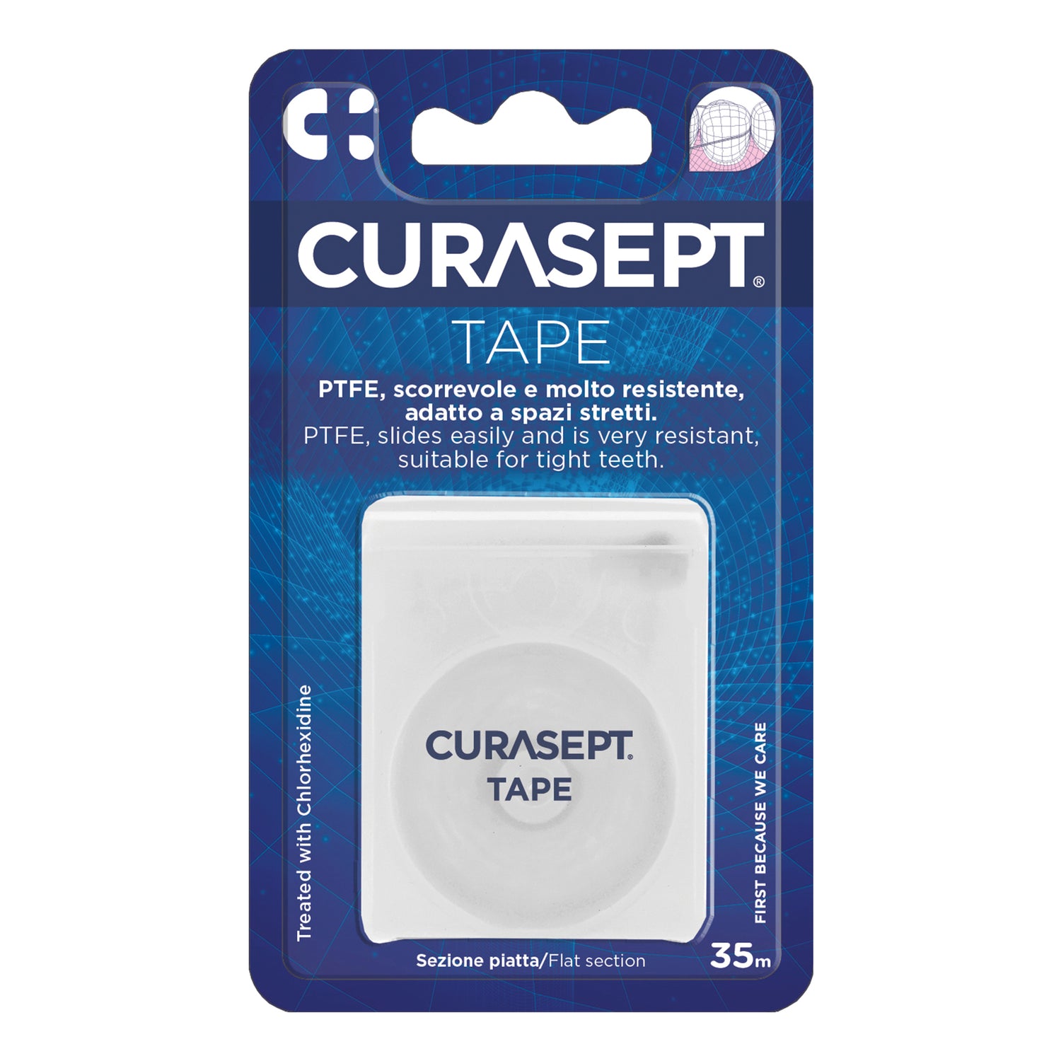 CURASEPT FLOSS PTFE TAPE CLOR