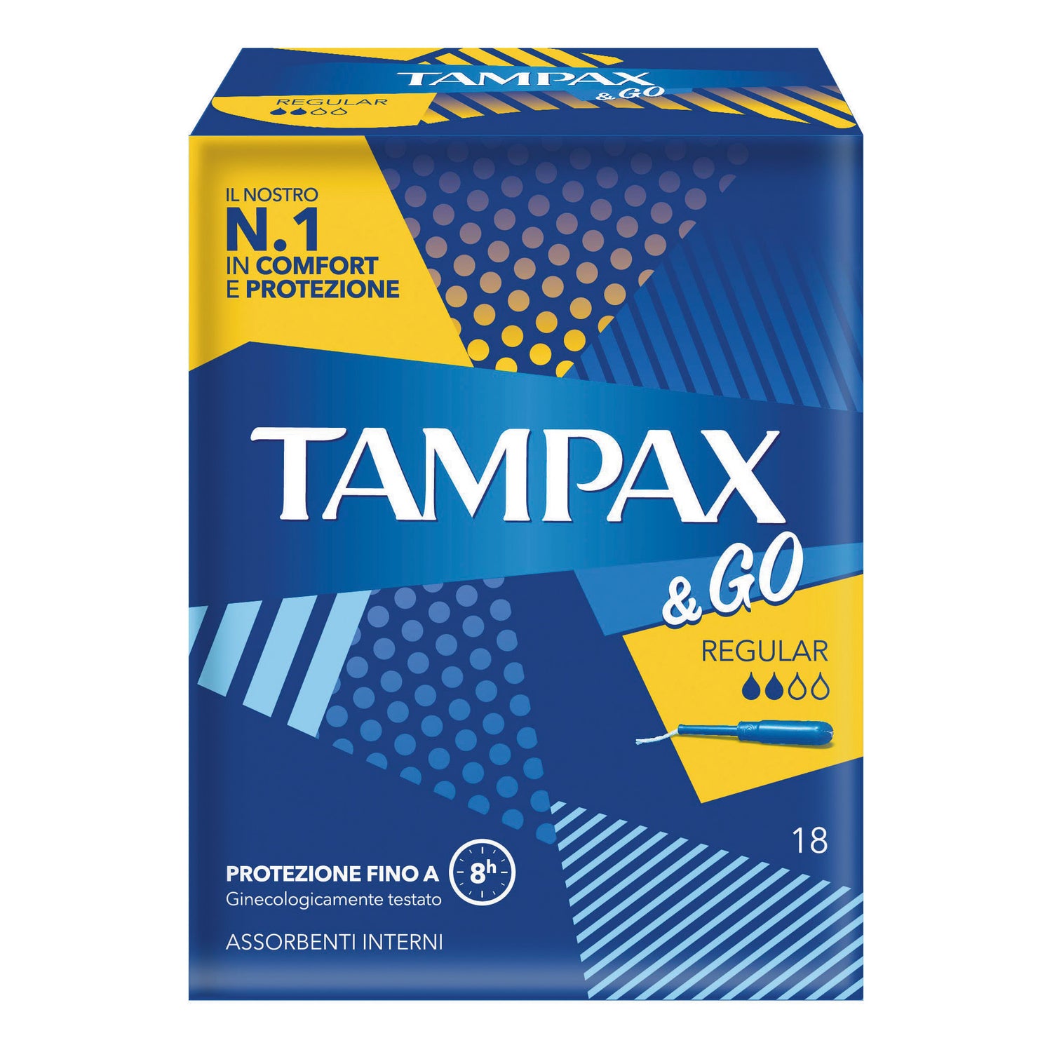 TAMPAX &GO REGULAR 18PZ