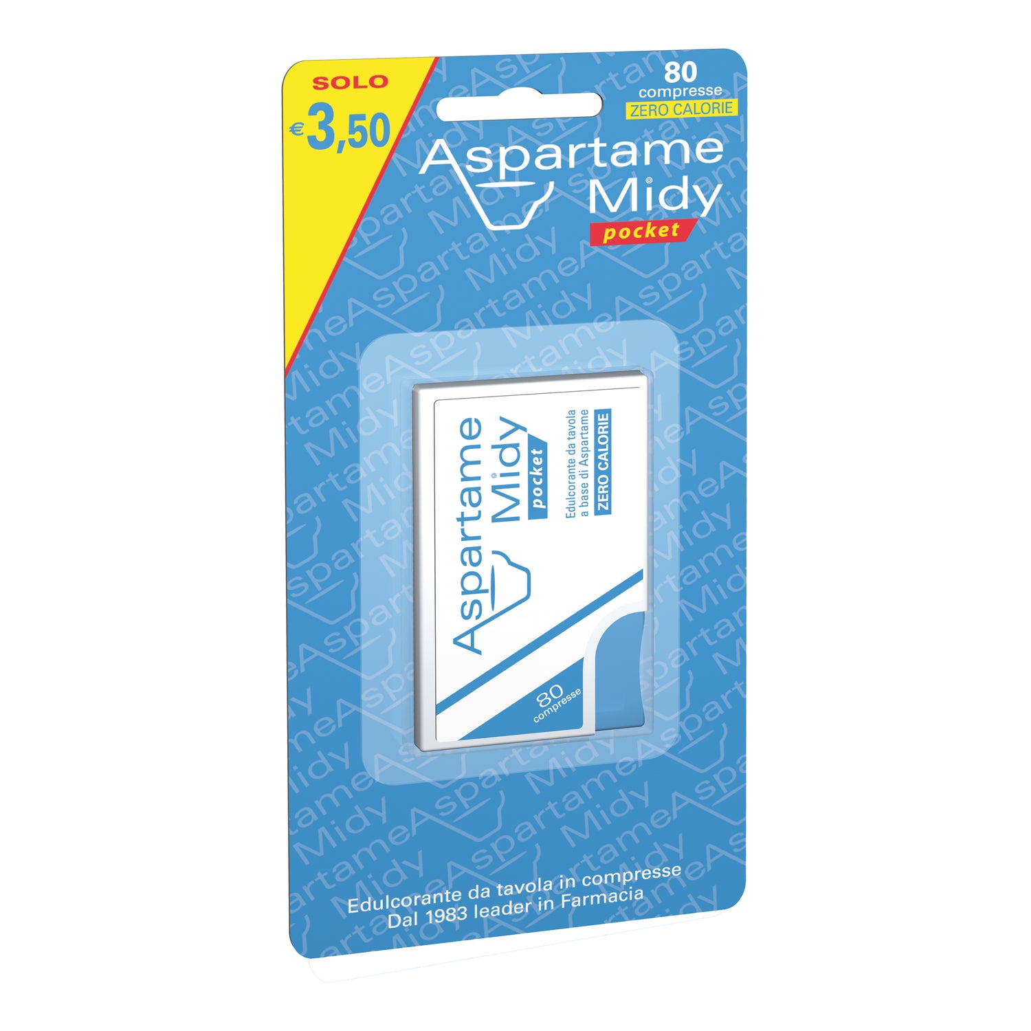 Esi Aspartame Midy Dolcificante Pocket 80 Compresse