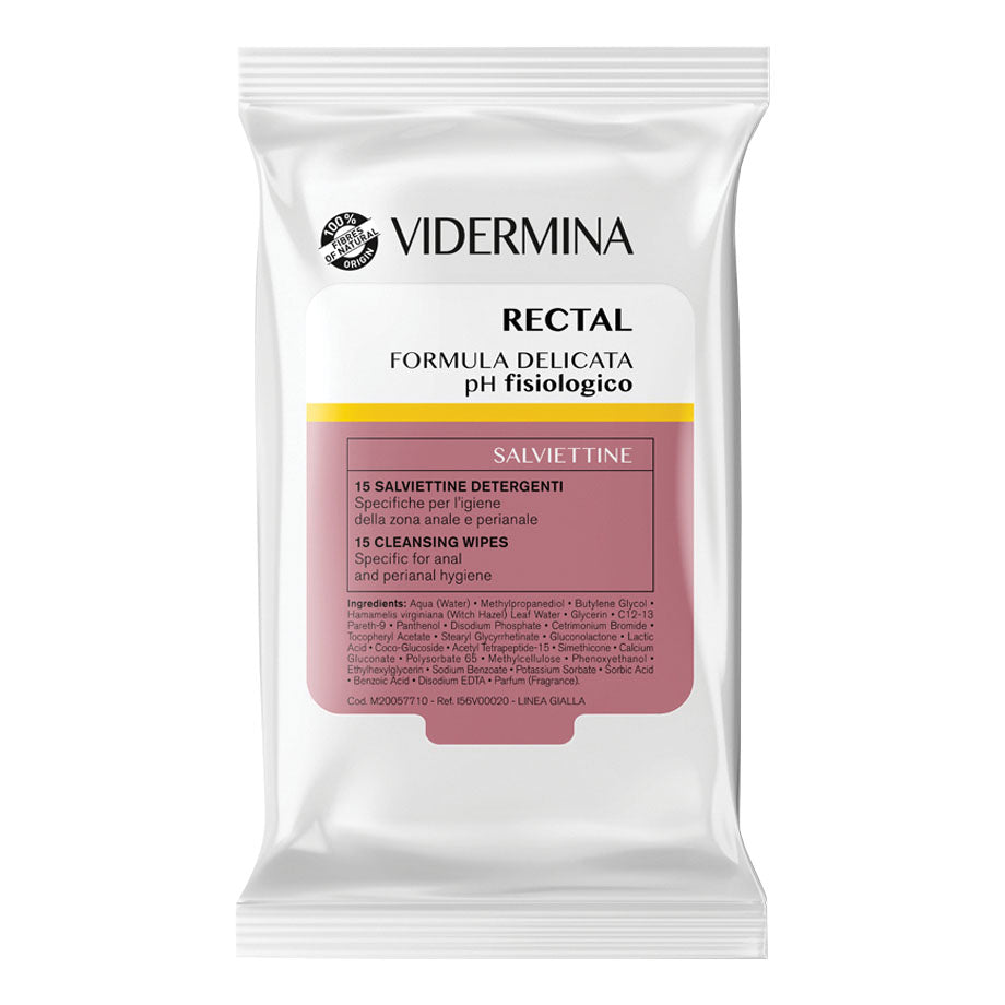 Vidermina Rectal 15 Salviette