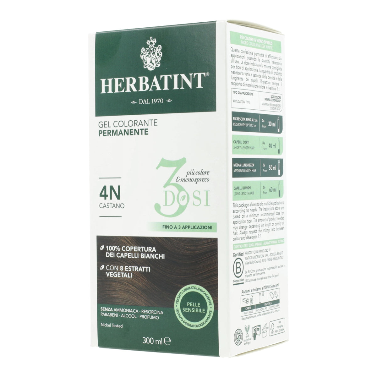 HERBATINT 3DOSI 4N 300ML  