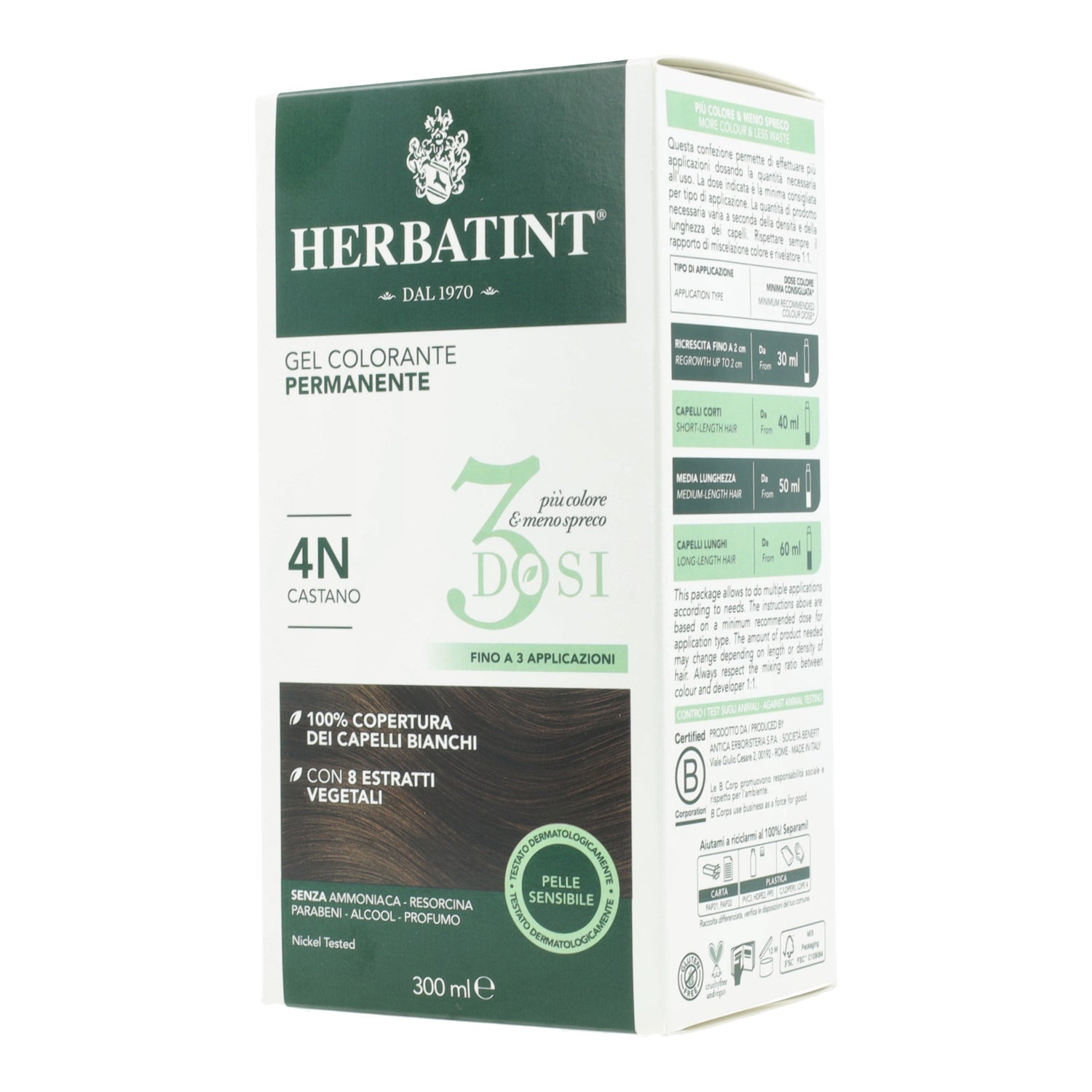 HERBATINT 3DOSI 4N 300ML