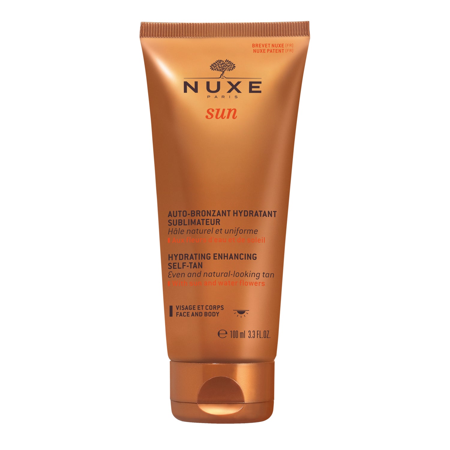 Nuxe Sun Crema Solare Auto-Abbronzante Idratante Viso E Corpo 100ml