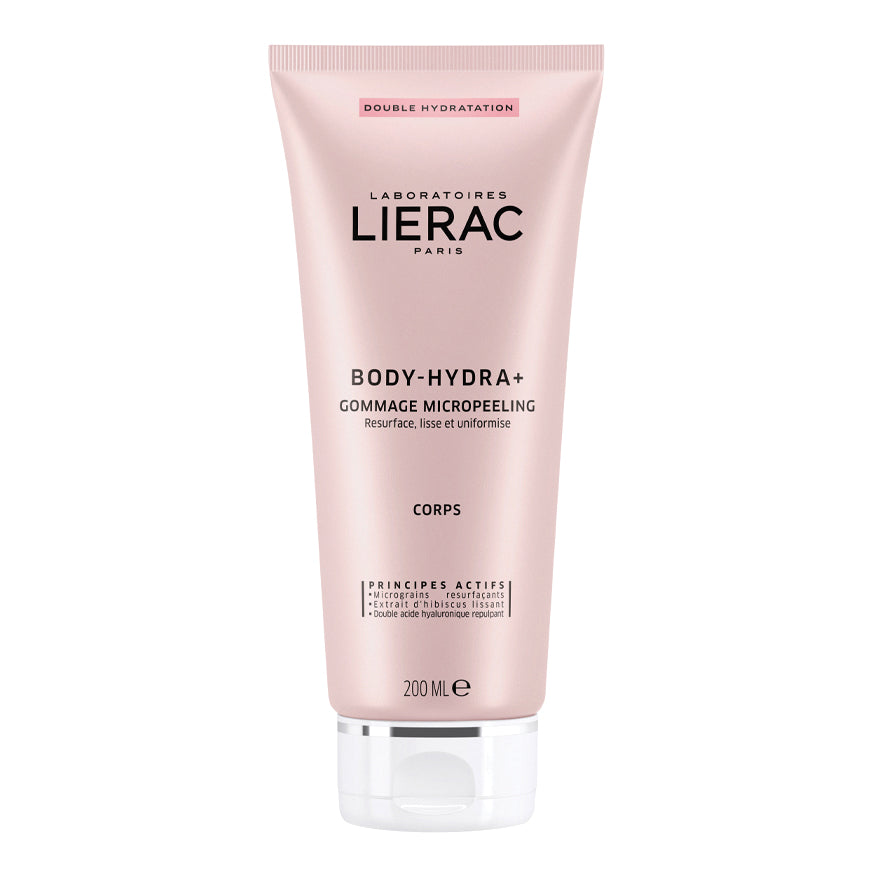 Lierac Body-Hydra+ Gommage Esfoliante Micropeeling Con Microgranuli Di Origine Vegetale 200ml