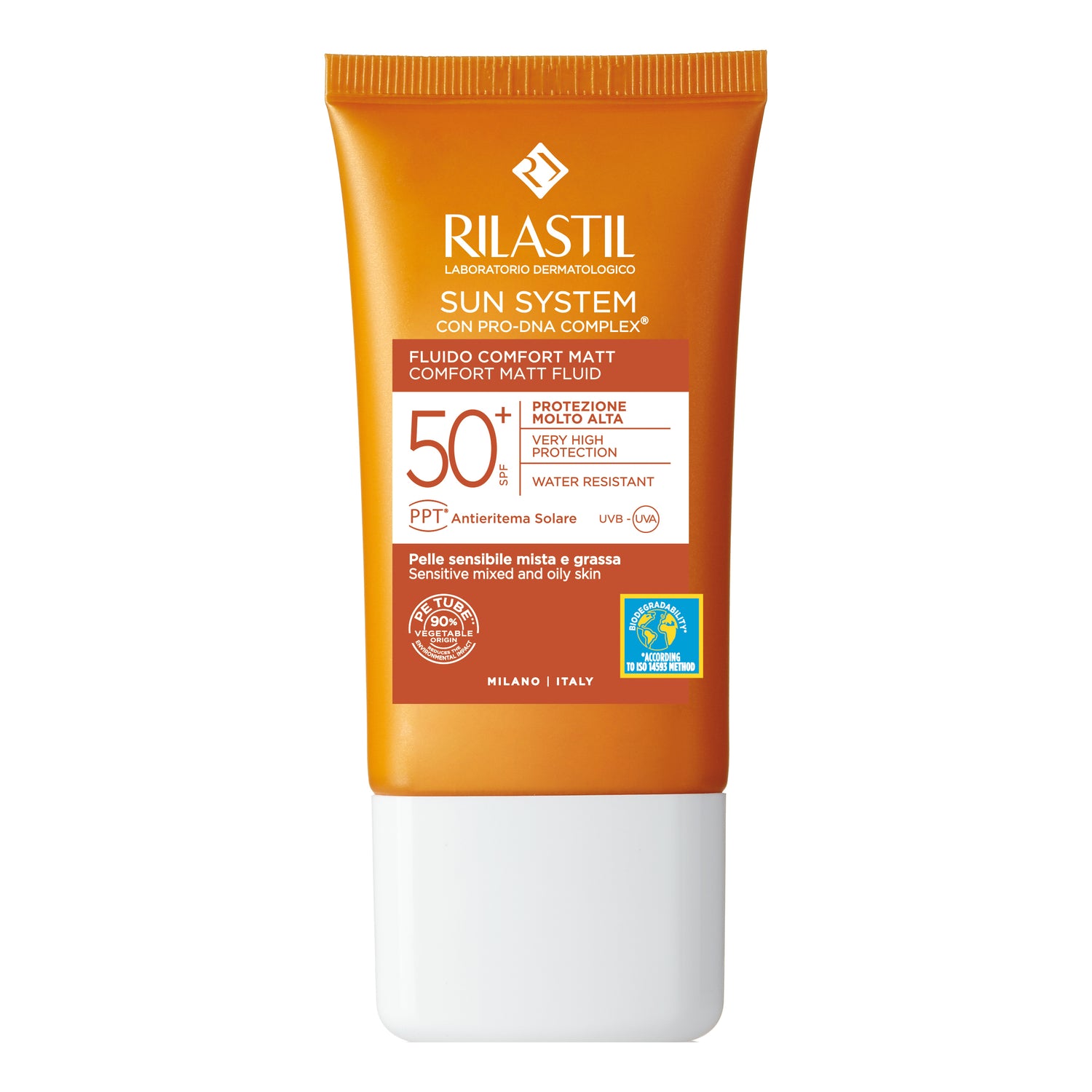 RILASTIL SUN SYSTEM SPF50+ COMFORT FORMULA MATTIFICANTE SOLARE PROTEZIONE MOLTO ALTA 40 ML
