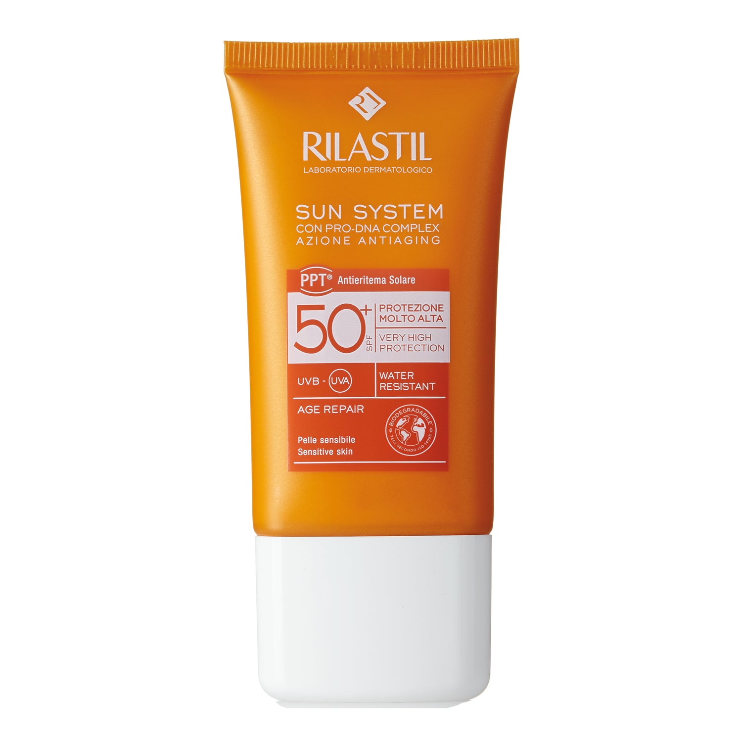 Rilastil Sun System Age Repair SPF50+ Crema Solare Viso Protezione Molto Alta 40 ml