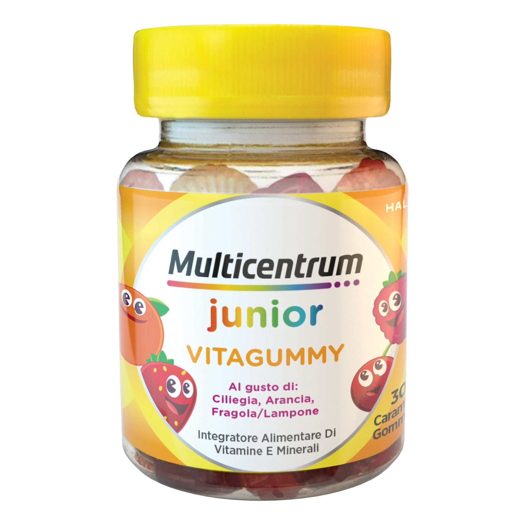 Multicentrum Junior VitaGummy | Integratore Vitaminico Bambini | 30 Caramelle Gommose

