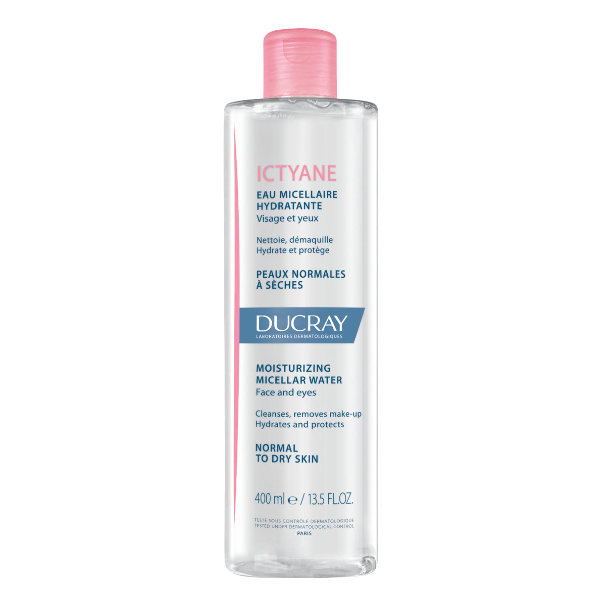 Ducray Ictyane | Acqua Micellare Idratante Pelle Secca | 400 ml  