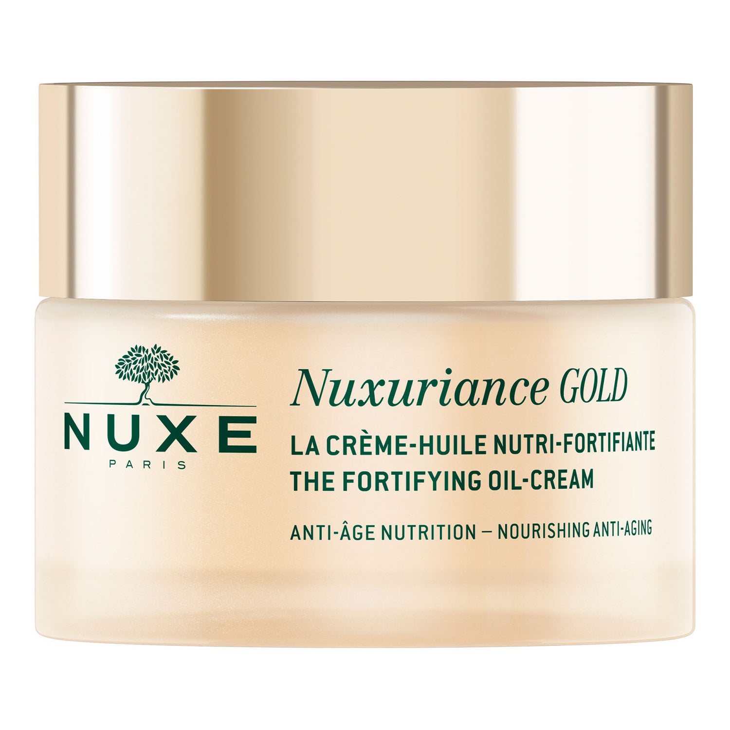 Nuxe Nuxuriance Gold Crema Olio Nutriente Fortificante Anti-Età Viso Collo Décolleté 50ml
