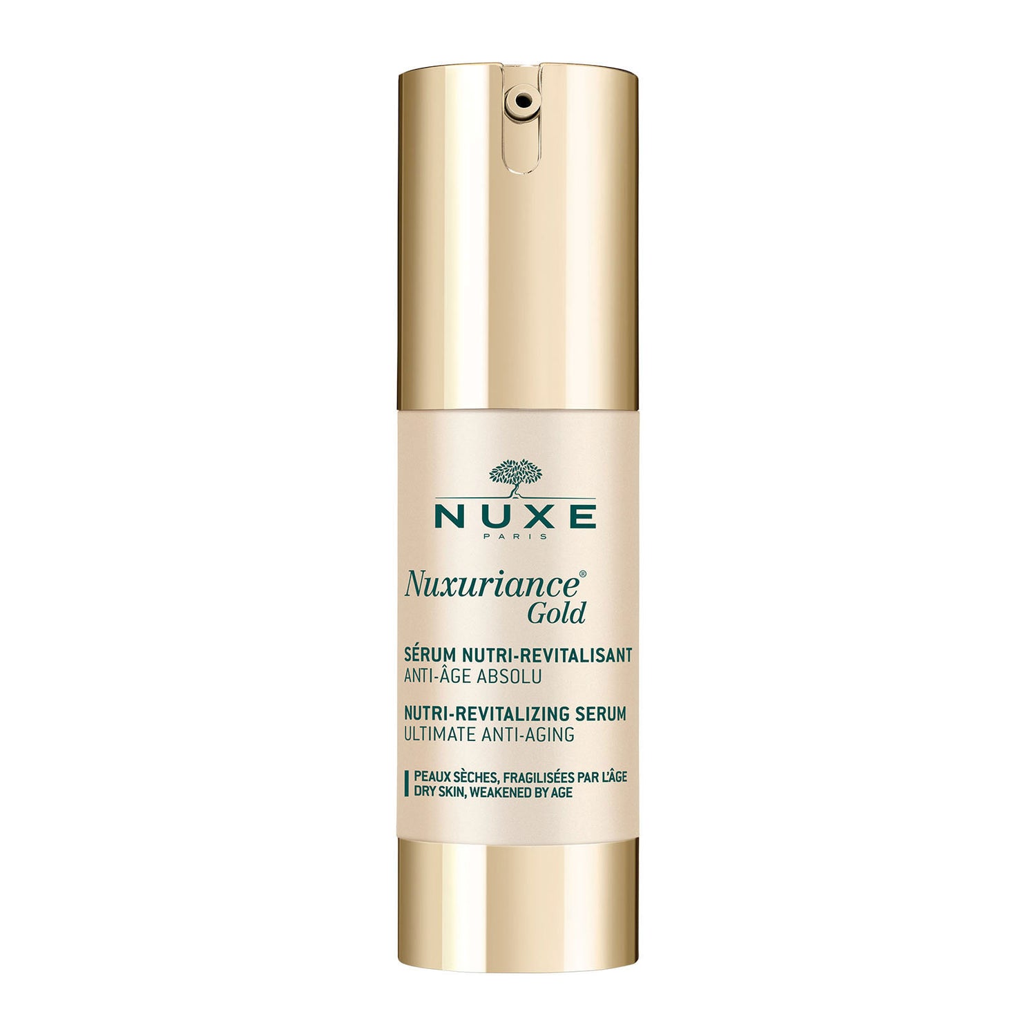 Nuxe Nuxuriance Gold Siero Nutriente Rivitalizzante Viso Collo e Décolleté 30ml