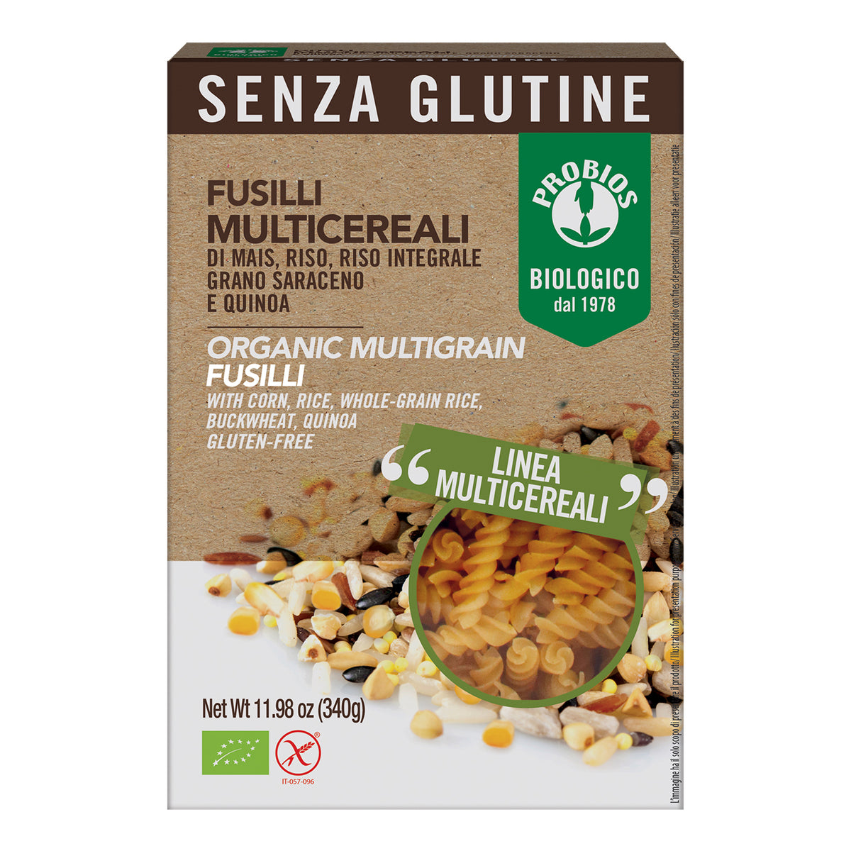 FUSILLI MULTICEREALI 340G  