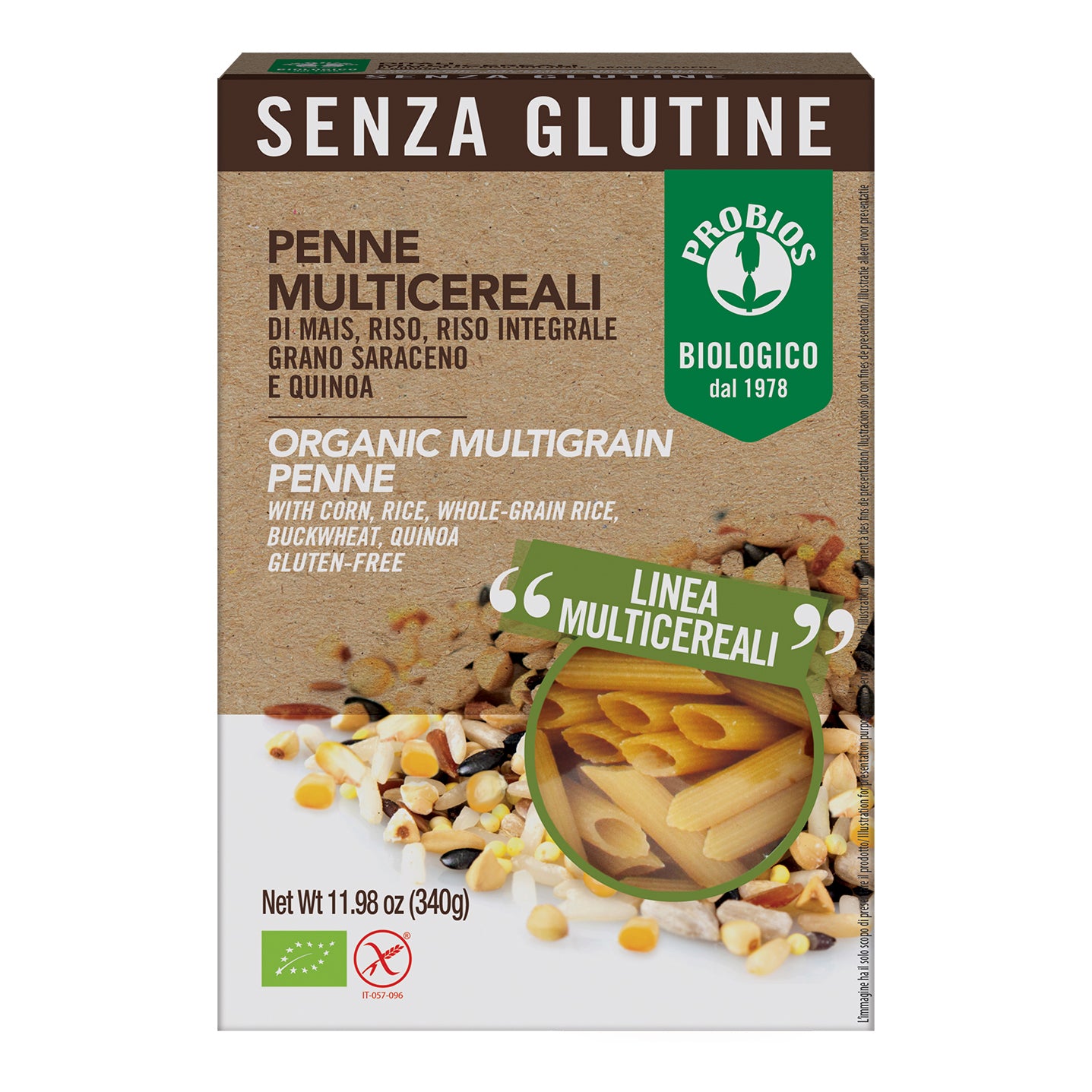 PENNE MULTICEREALI 340G
