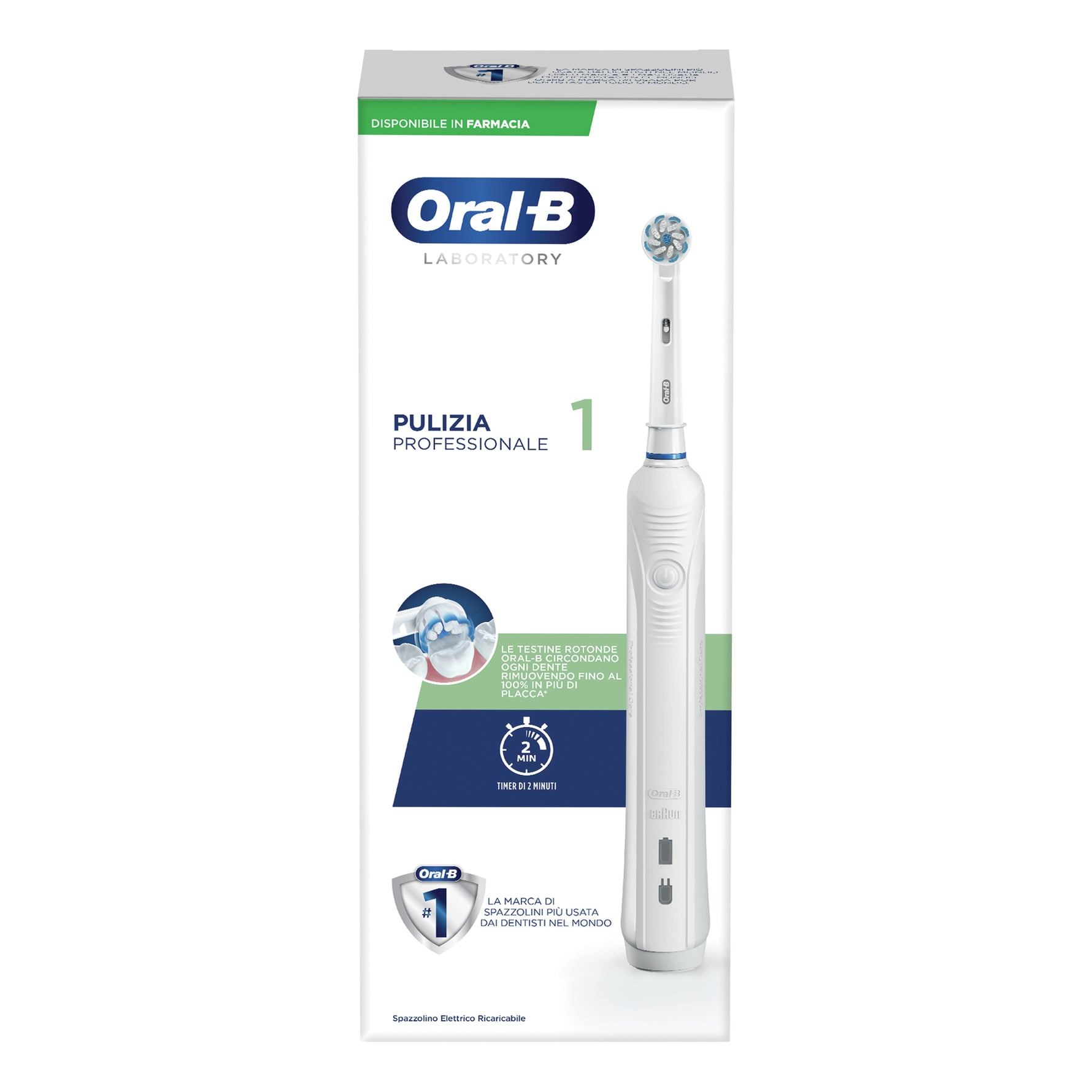 Oral-B Spazzolino Elettrico Pro 1 Laboratory Protezione Gengive
