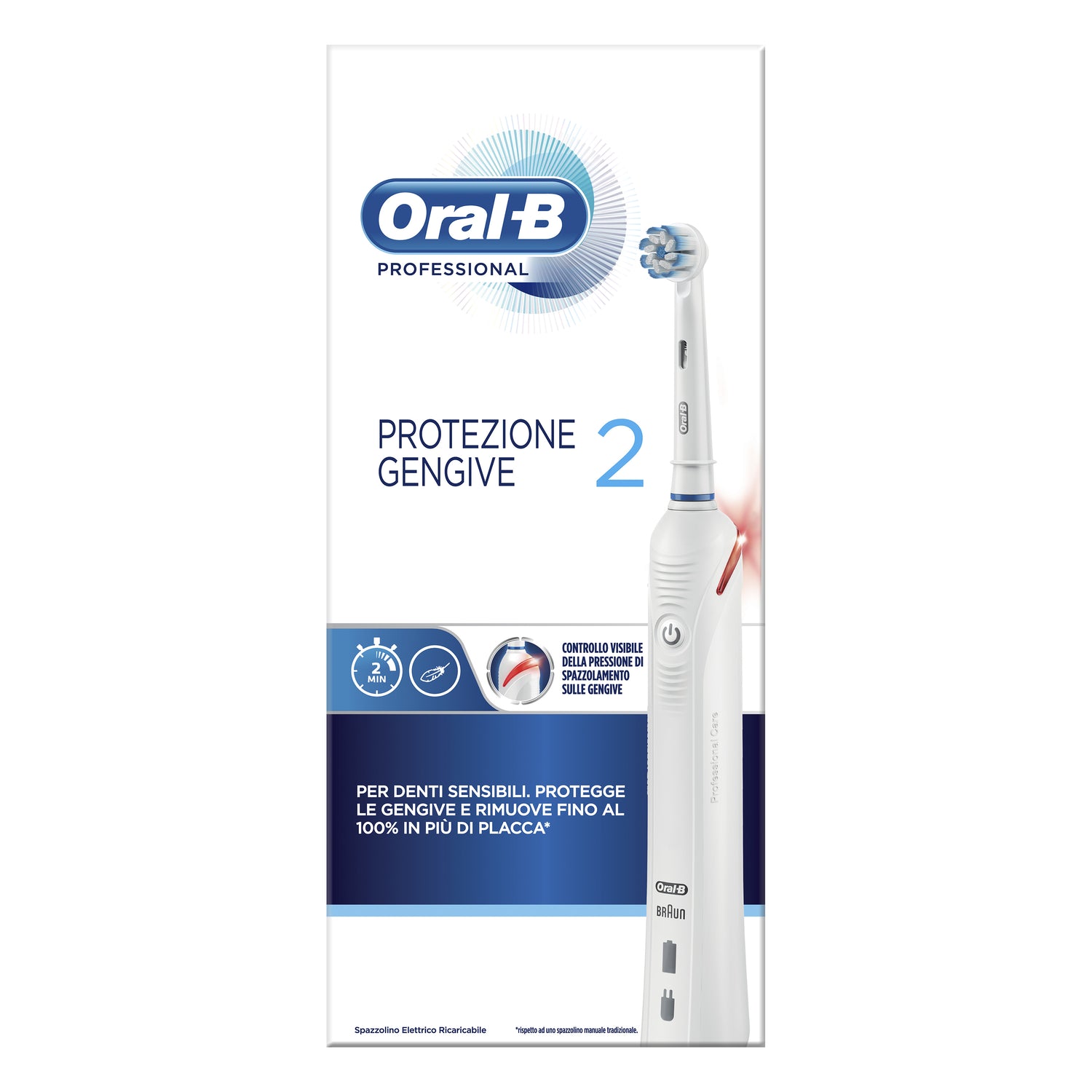Oral-B Spazzolino Elettrico Protezione Gengive 2 