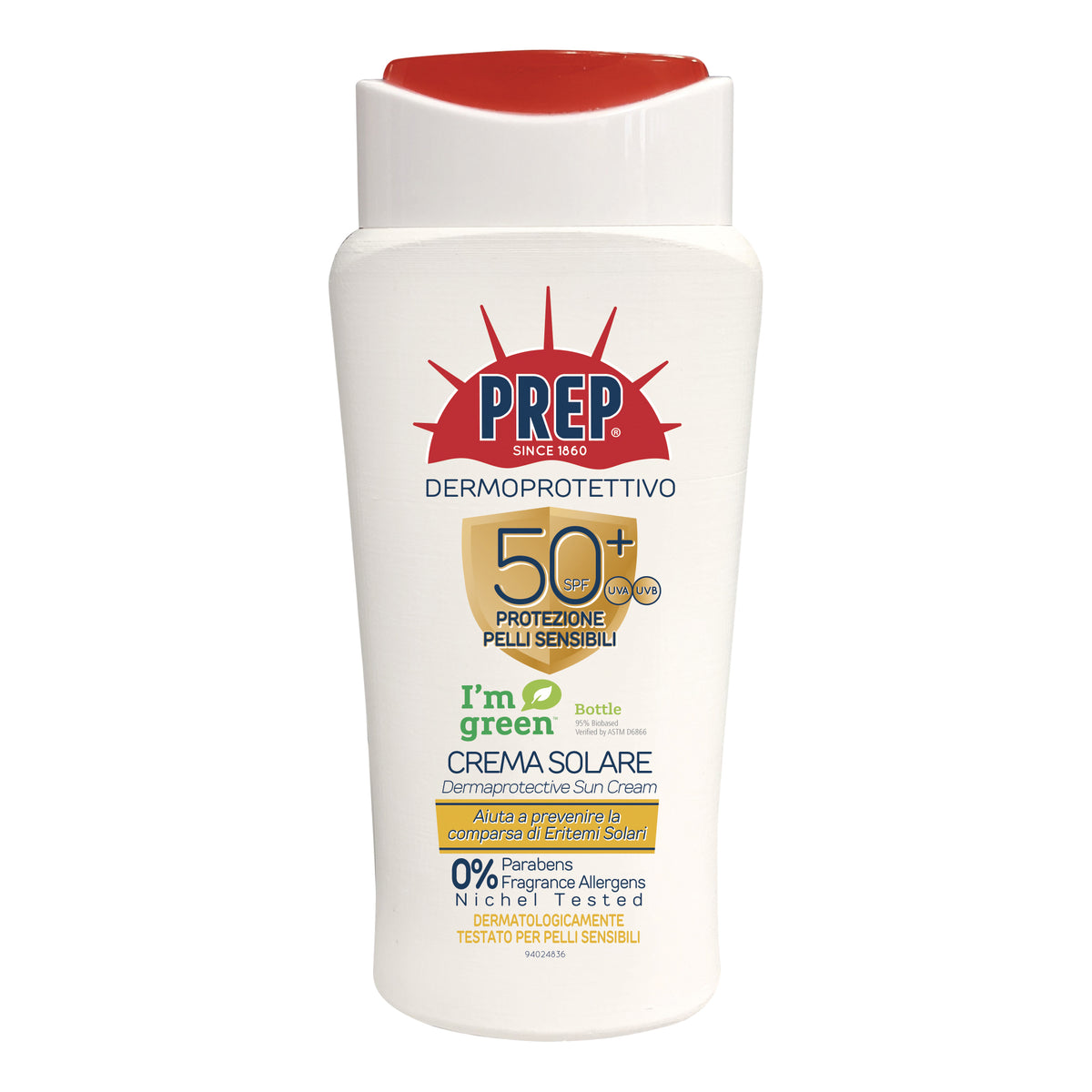 PREP CREMA 50+ PELLI SENSIBILI  