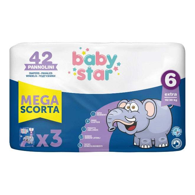 BABYSTAR MEGASCORTA TG 6 42PZ