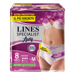 Lines Specialist Pants Discreet M | Mutandina Assorbente | 8 Pezzi  