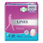 Lines Specialist Pants Plus M | Mutandina Assorbente | 8 Pezzi  