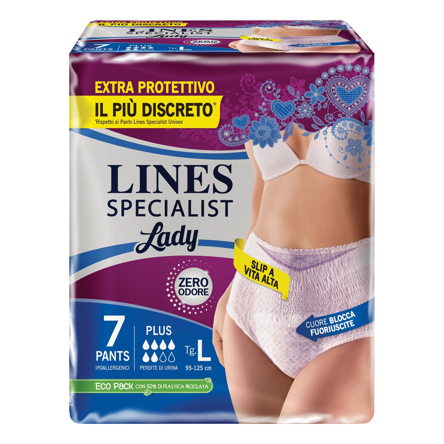 LINES SP PANTS LADY PLUS L 7PZ