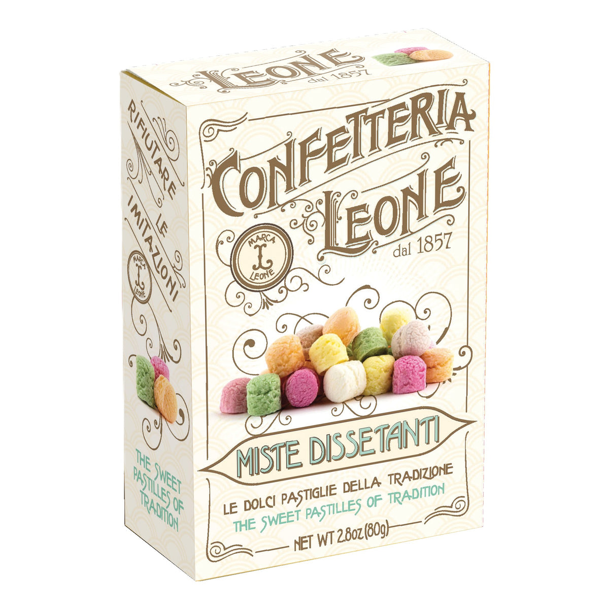 Leone Antica Confetteria - Pastiglie Miste Dissetanti 80g  