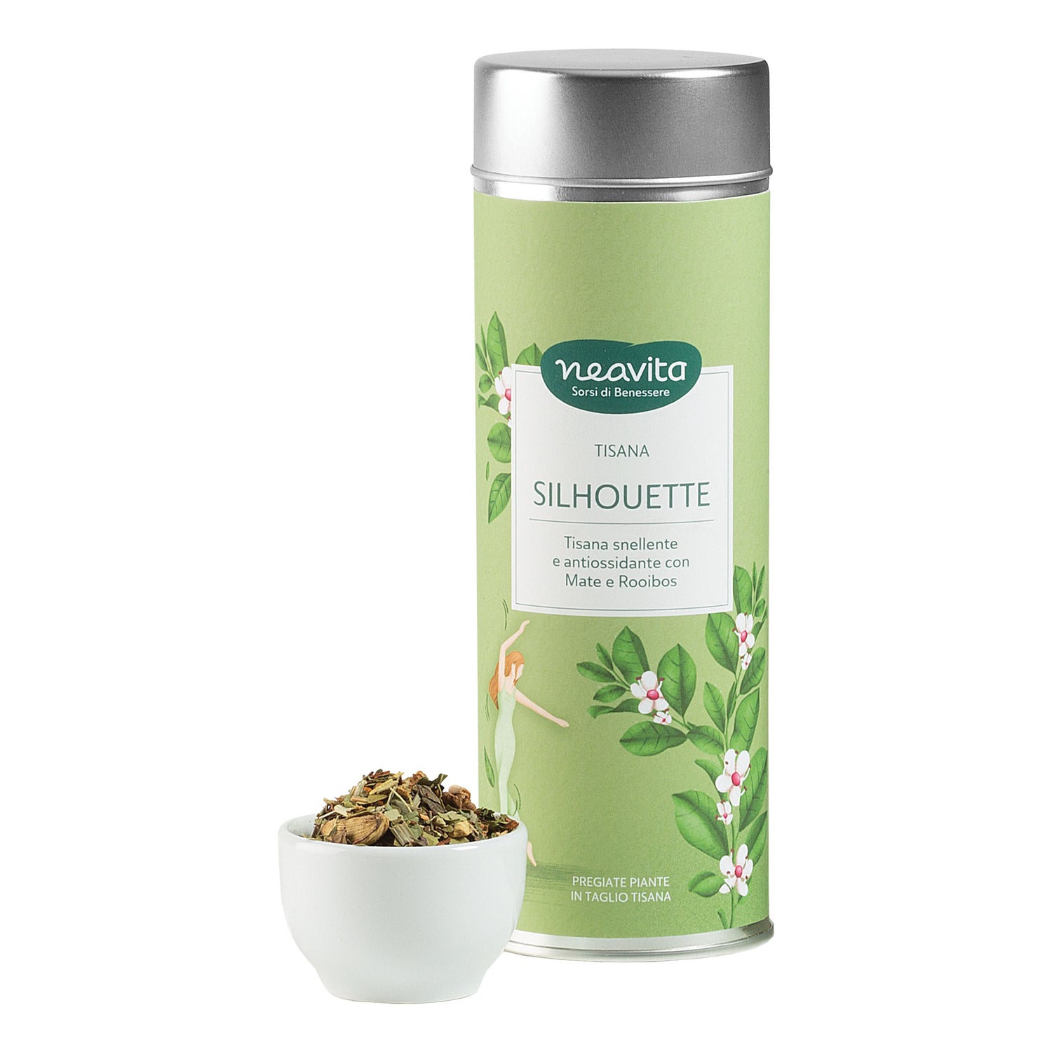 Neavita Silver Tin Tisana Sfusa Silhouette 70g