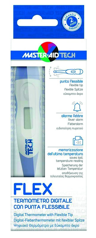 Master Aid Tech Flex Termometro Digitale Con Punta Flessibile 1 Pezzo