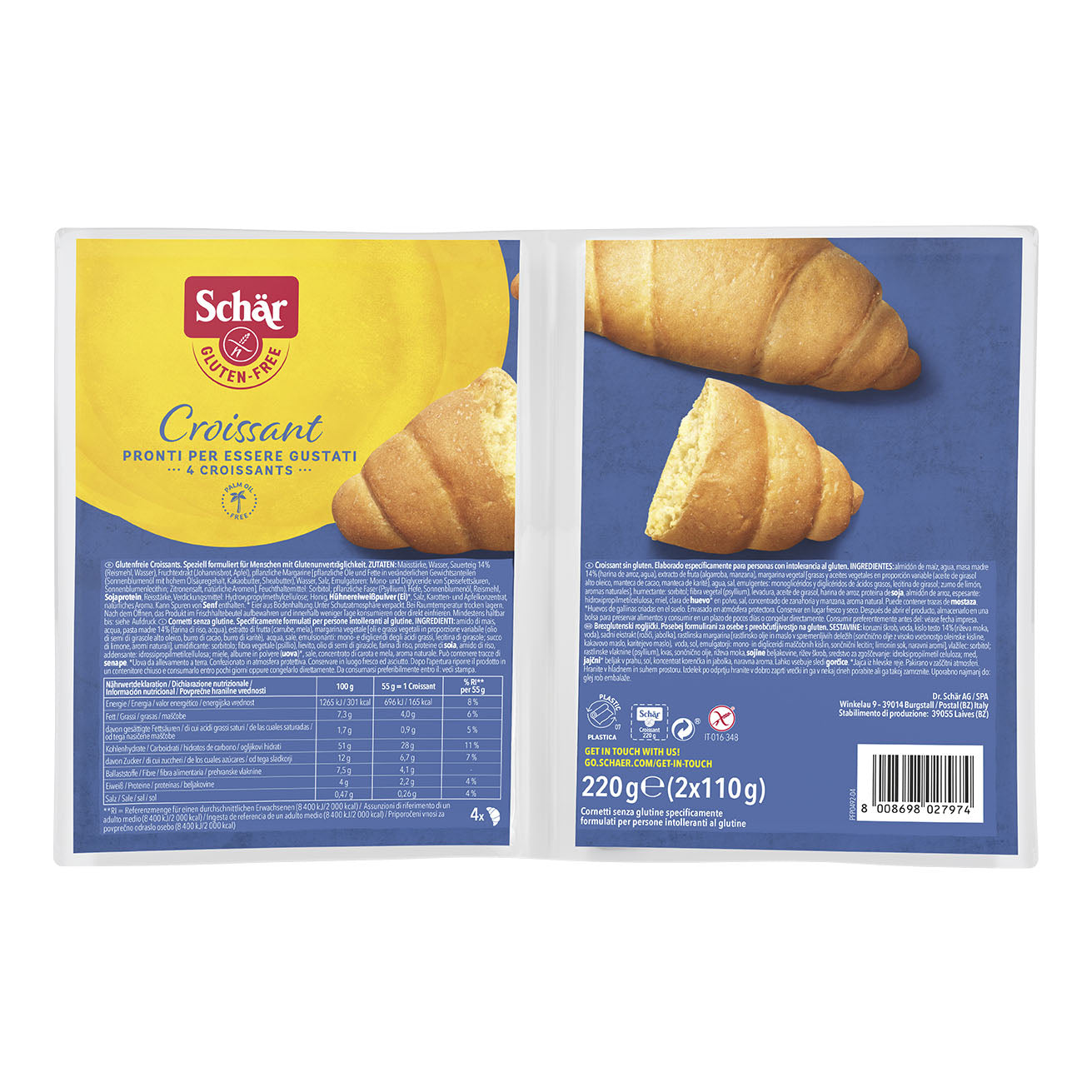SCHAR CROISSANT 2X110G