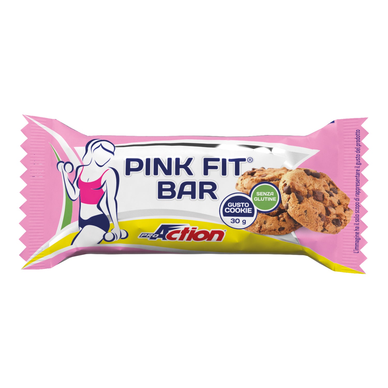 Proaction Pink Fit Barretta Proteica Cookie 30g