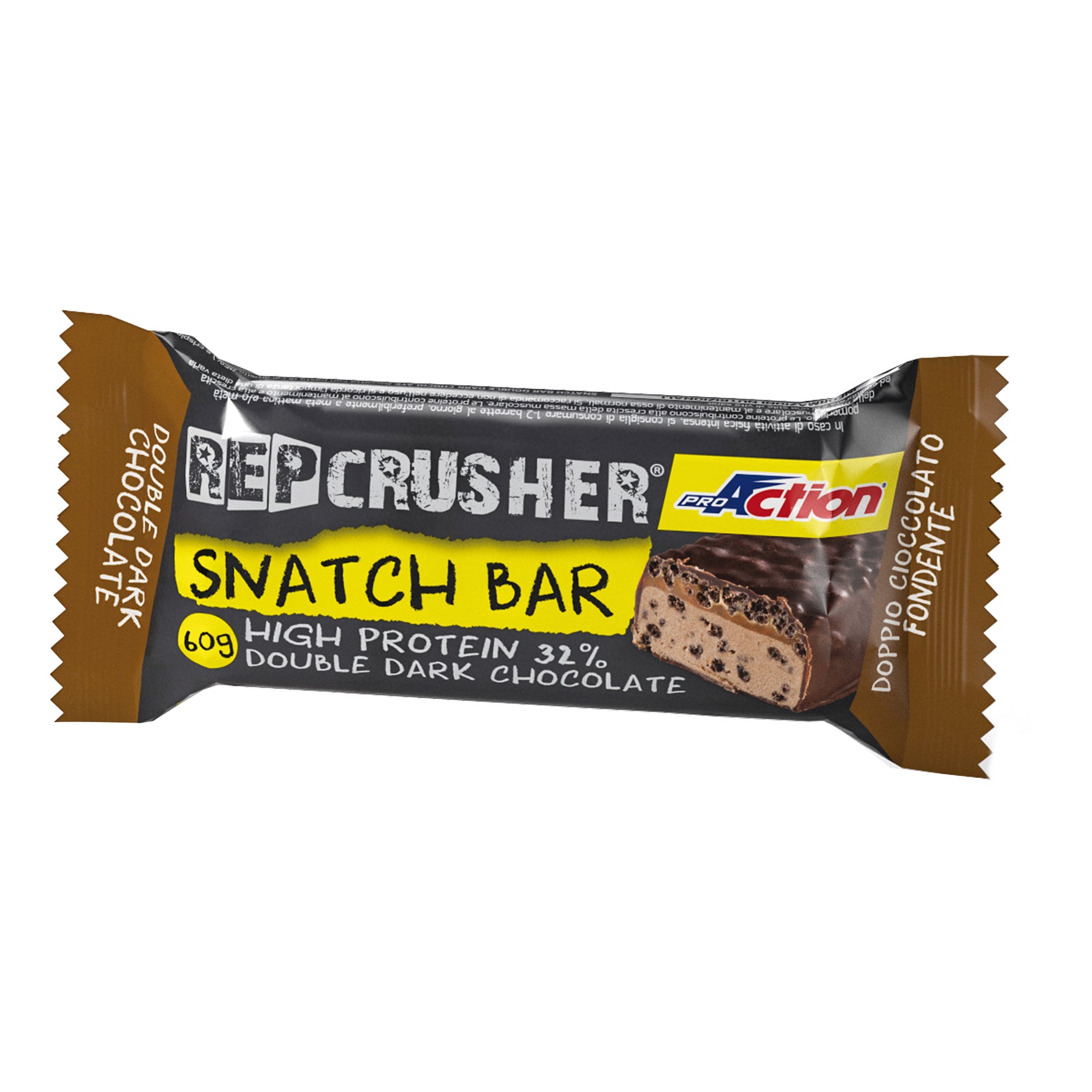 Proaction Snatch 32% Barretta Doppio Cioccolato Fondente 60g
