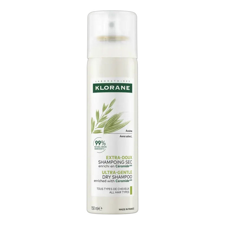 Klorane Shampoo Secco Avena Extra-Delicato Colorato Confezione Doppia 2 X 150ml