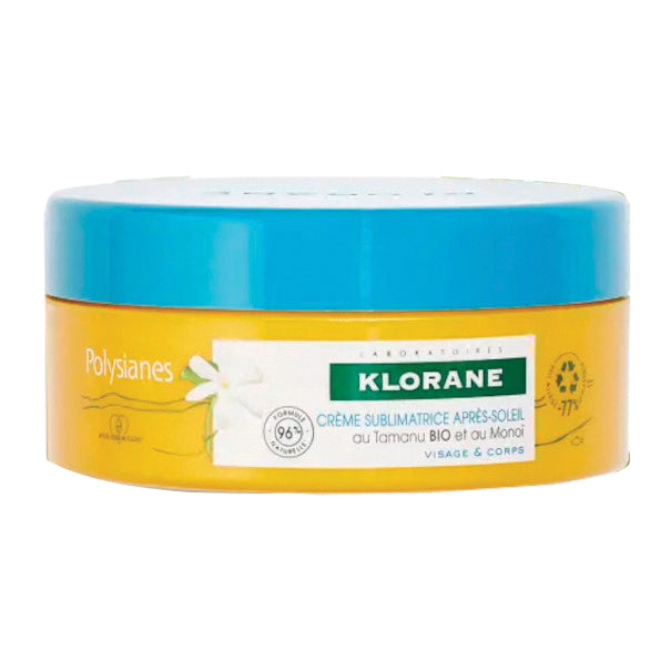 Klorane Les Polysianes Crema Sublimatrice Doposole viso e corpo 200Ml