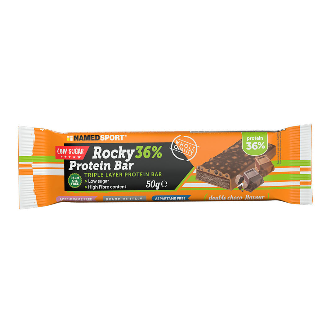 ROCKY 36% PROT BAR DOUB CH 50G
