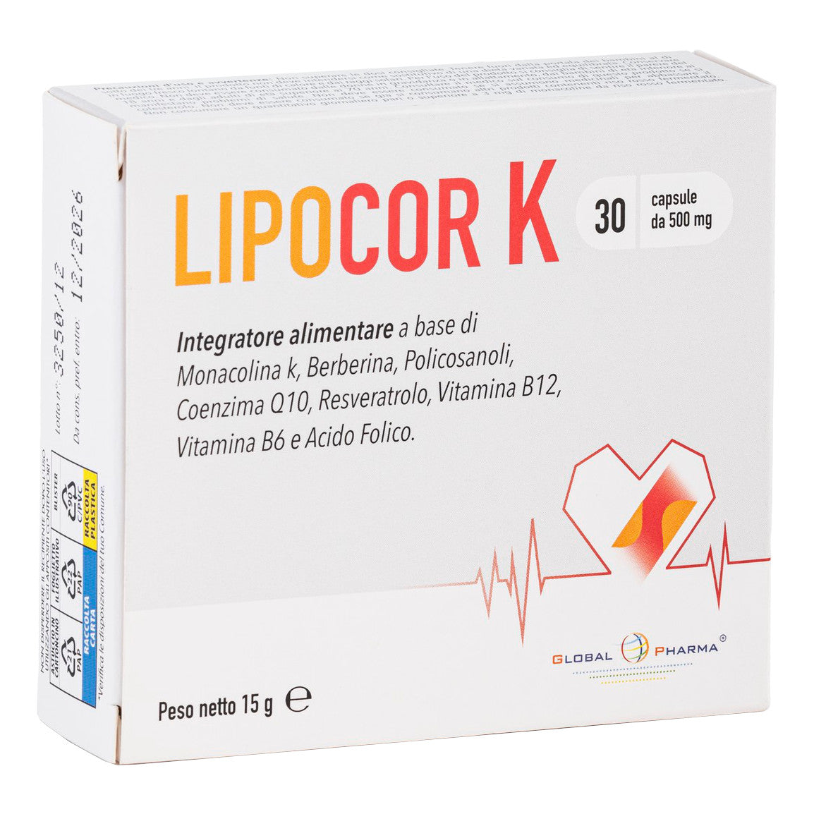 LIPOCOR K 30CPS  