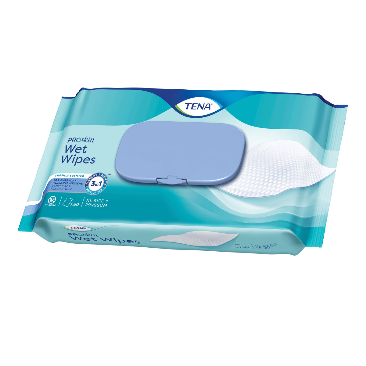 Tena Proskin Wet Wipes - Salviette Detergenti Senza Risciacquo 48 pezzi  