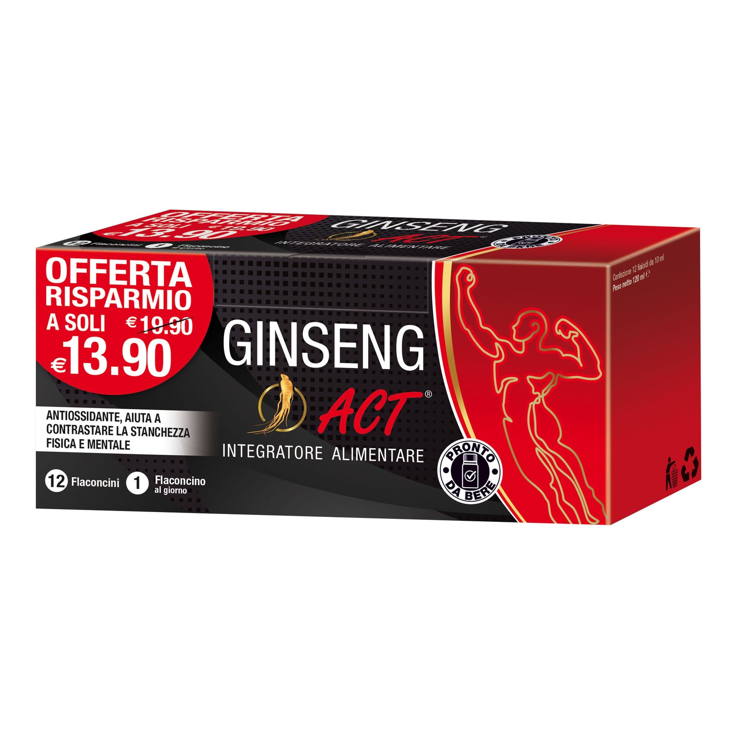 GINSENG ACT 12FL 10ML