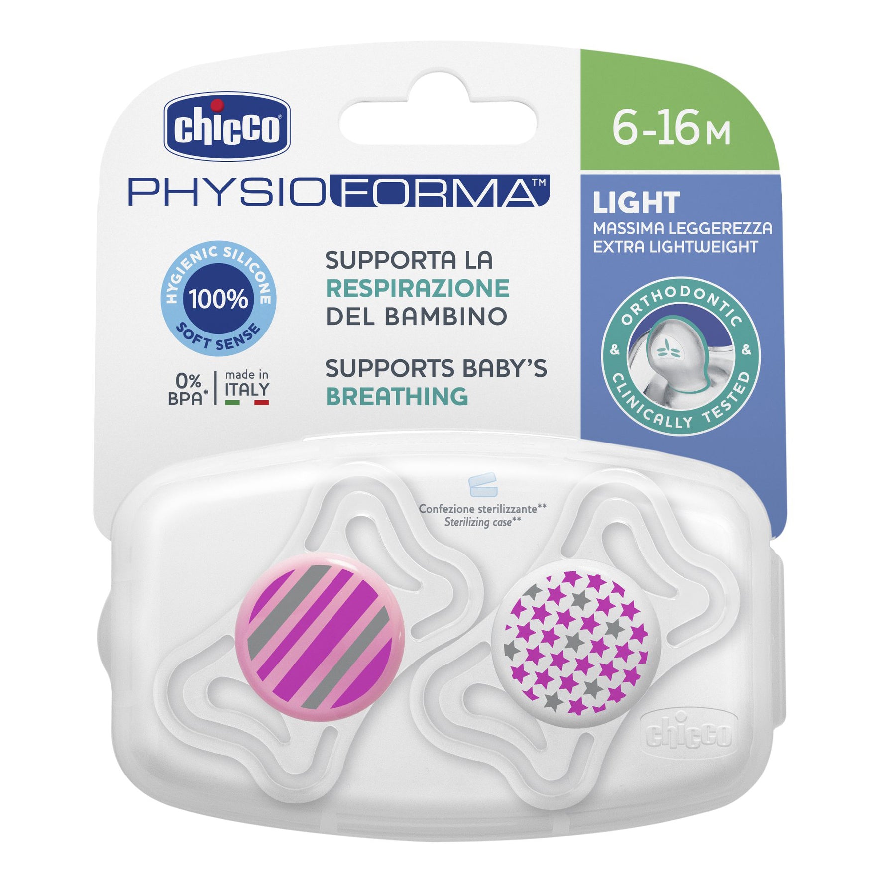 CH SUCCH LIGHT GRL SIL6-16M 2P
