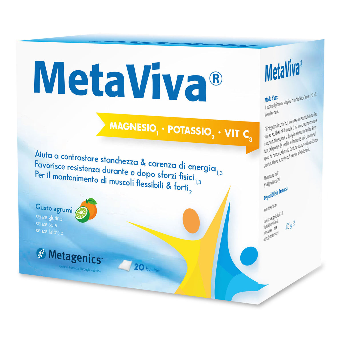 METAVIVA MG/K/VIT C 20BUST  