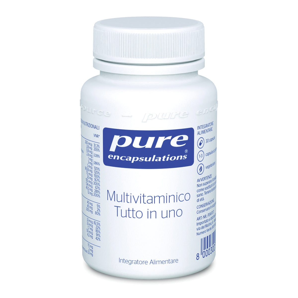 PURE ENCAPSUL MULTIVIT TU30CPS  