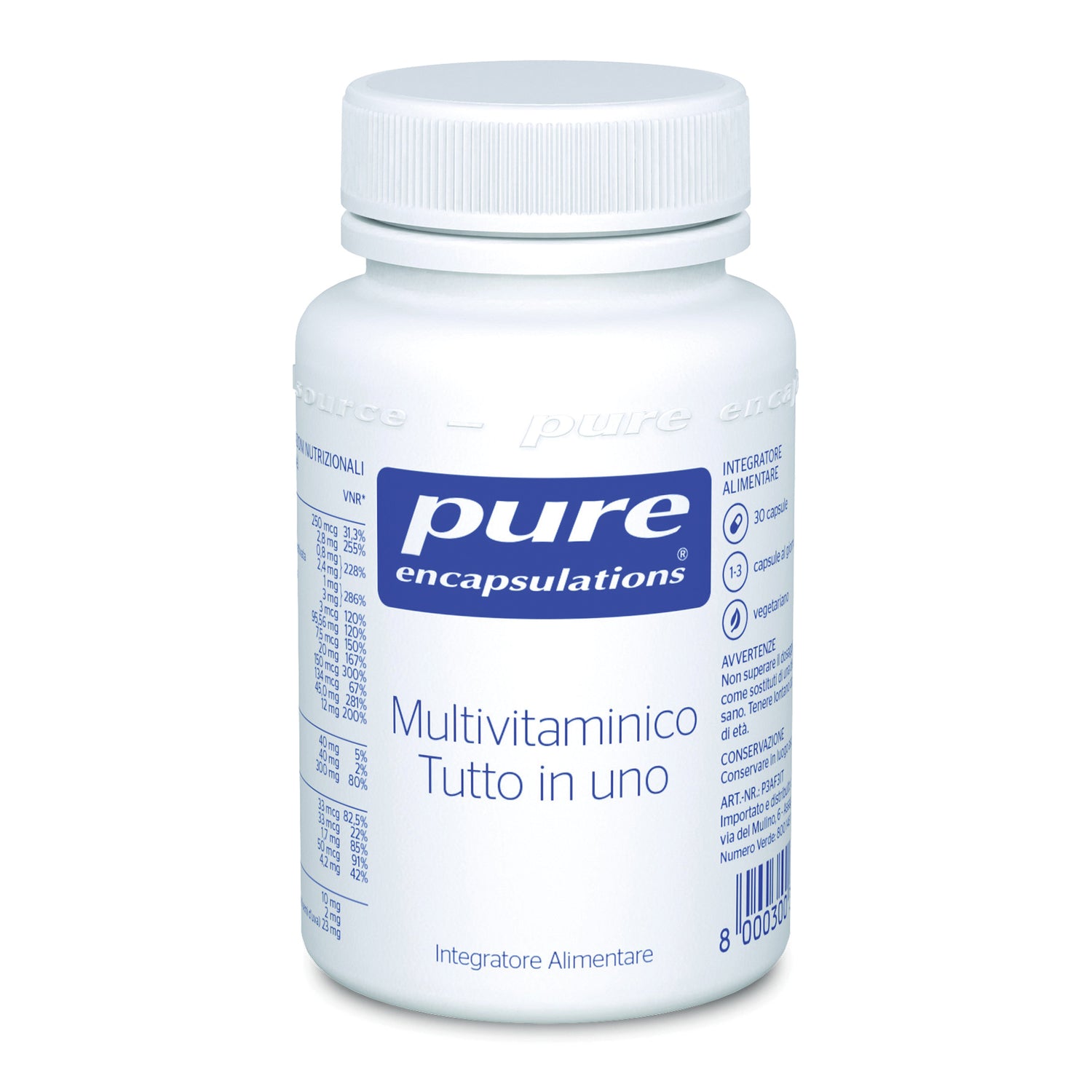 PURE ENCAPSUL MULTIVIT TU30CPS
