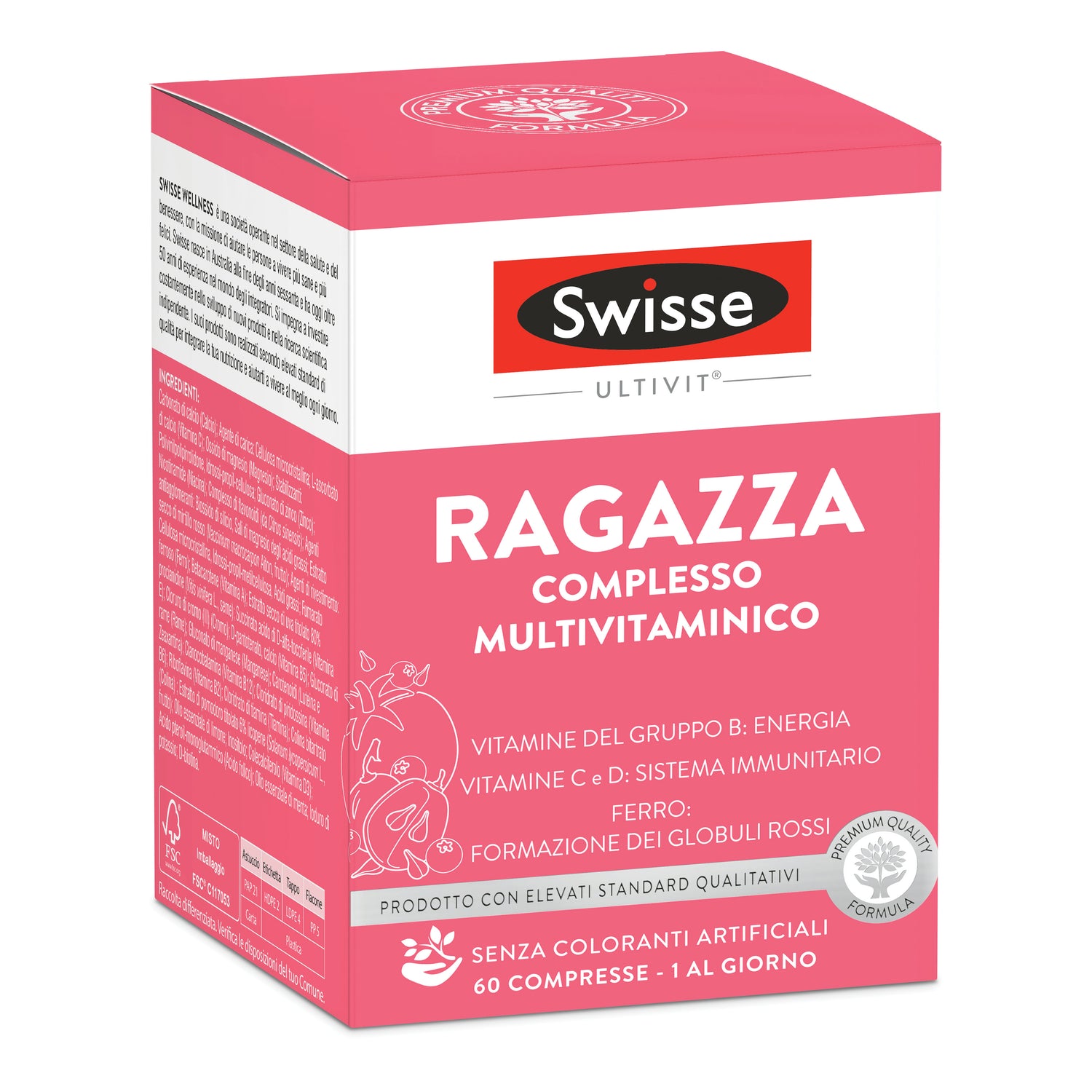 SWISSE MULTIVIT RAGAZZA 60CPR